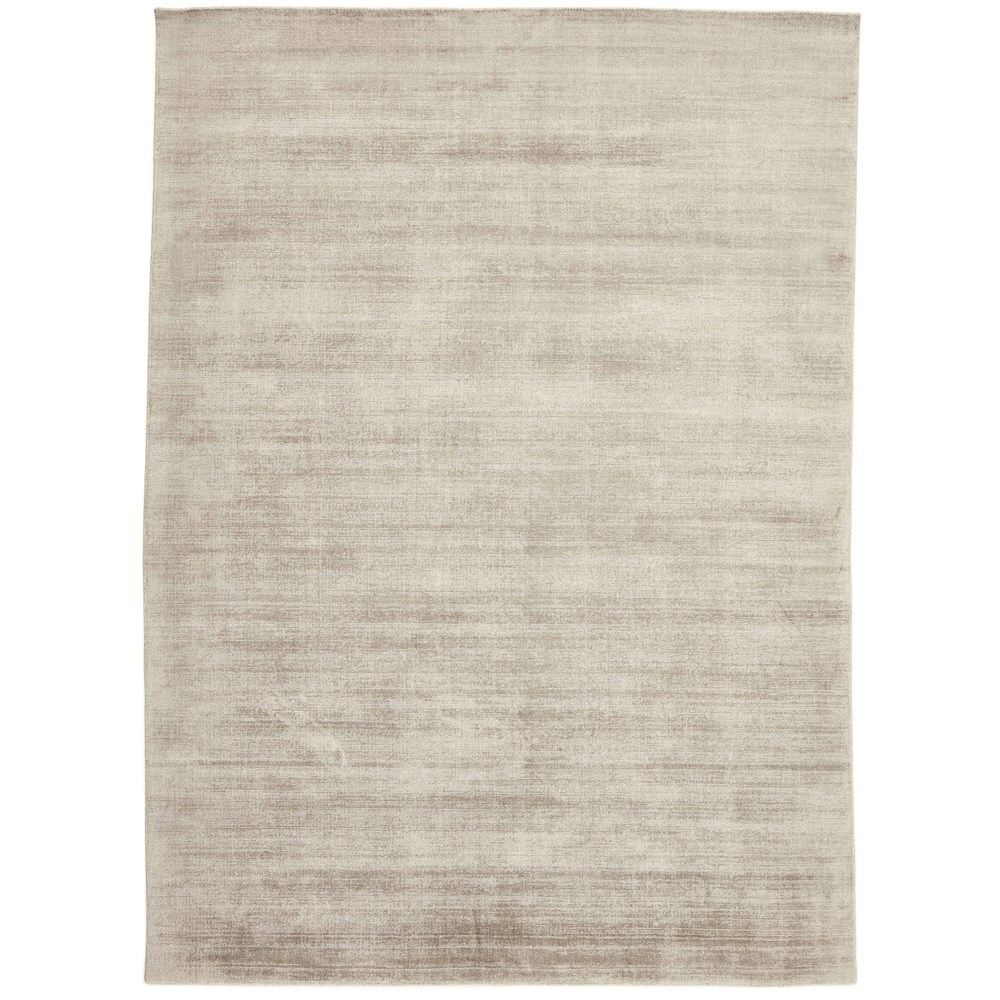 Elements Modern Handloom Plain HLC210181 Rug in Light Grey